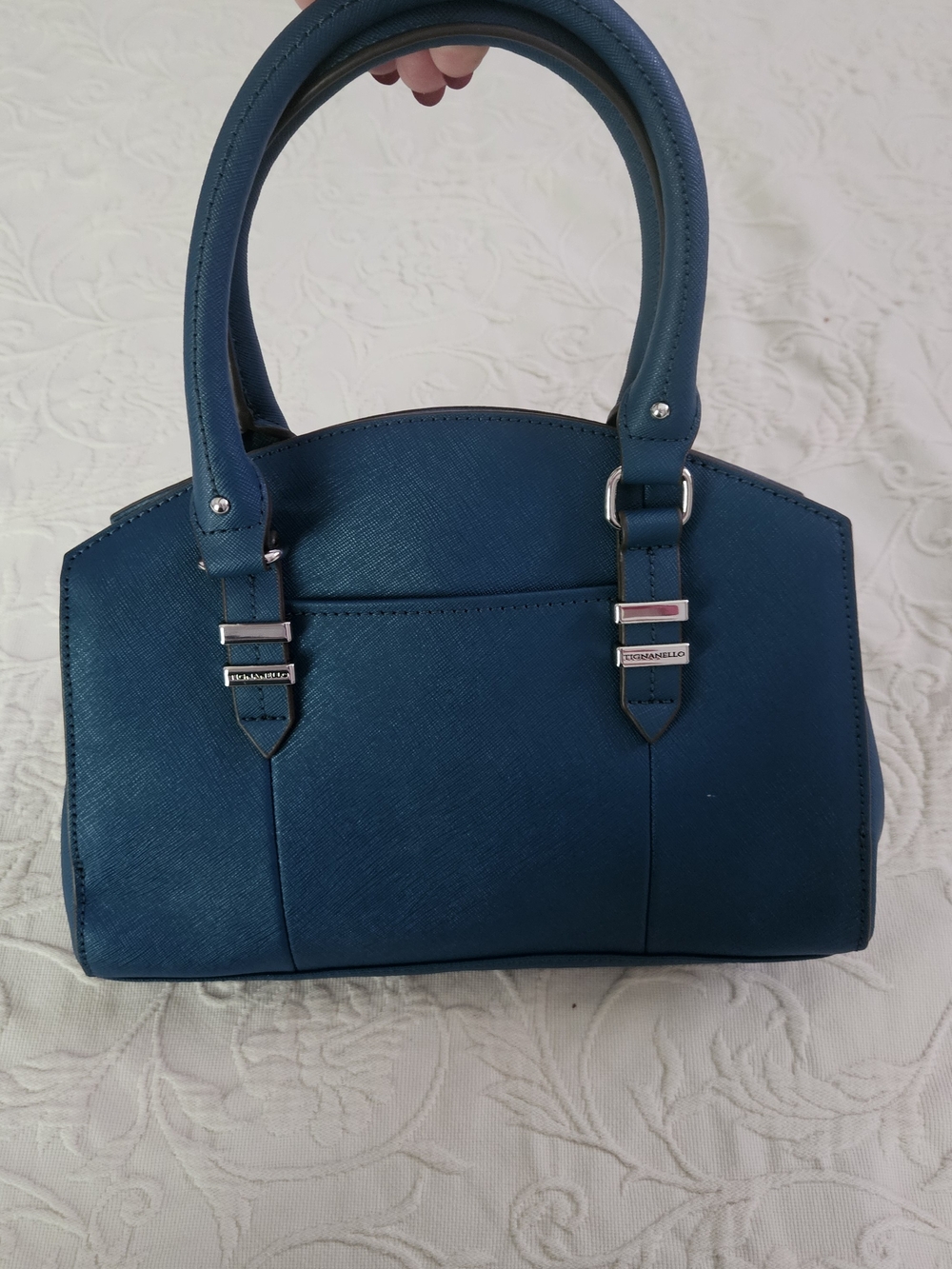 Tignanello Hand Bag- Blue - Picture 13 of 13